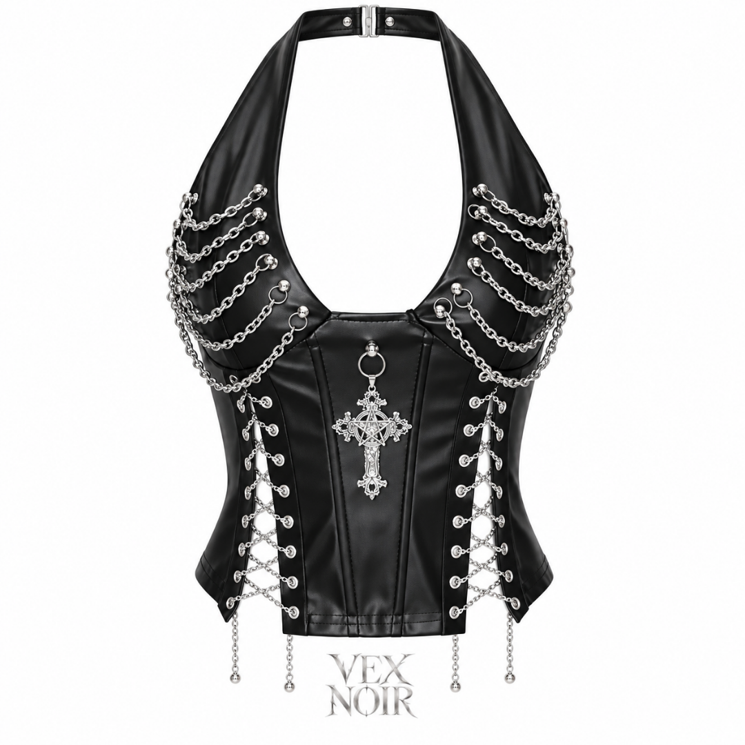 VEX NOIR — Relic Halter Top