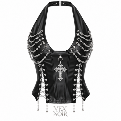 VEX NOIR — Relic Halter Top