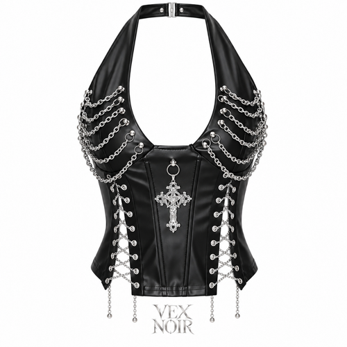 VEX NOIR — Relic Halter Top
