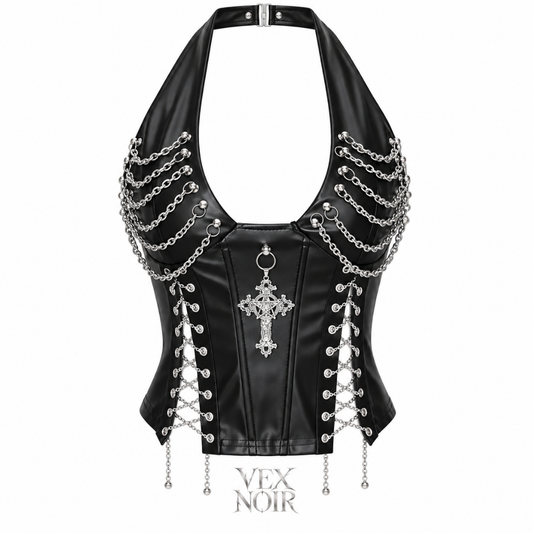 VEX NOIR — Relic Halter Top